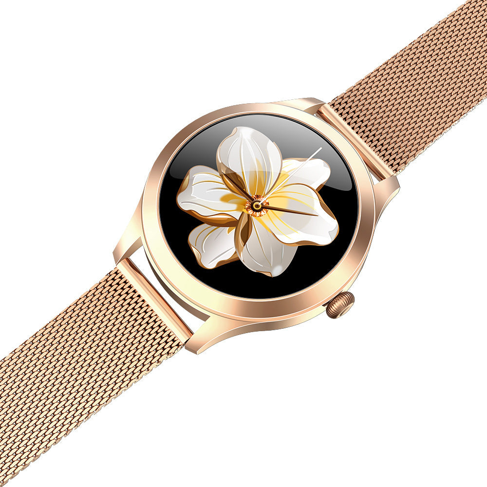 KW10 Pro Women's Smart Watch - Luxury Steel Fitness Tracker with Heart Rate Monitor