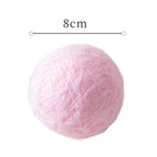 Seahorse yarn christmas ball ornament