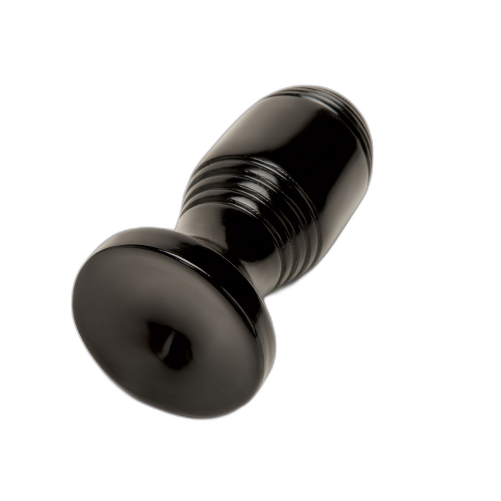 Prowler RED Ribbed Butt Plug Black