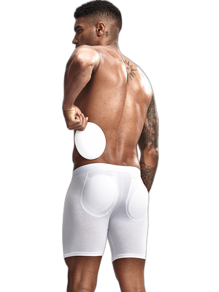 Men's U Convex Boxers Briefs Butt Enhancer Underwear