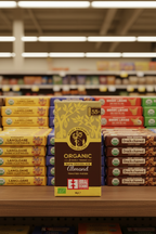 Equal Exchange Organic Dark Choc Almonds 55% - 100g