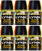 6 x Lynx Black Vanilla Kenobi Uk Bodyspray 150Ml