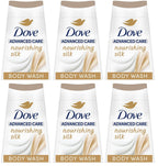 6 x Dove Advanced Care Body Wash Nourishing Silk 225 Ml