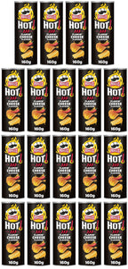 19 x Pringles Hot Flamin  Cheese Flavour 160G
