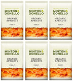 6 x Minton & Donello Organic Apricots - 250g