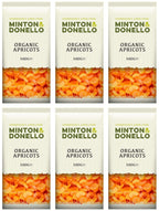 6 x Minton & Donello Organic Apricots - 500g