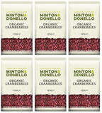 6 x Minton & Donello Organic Cranberries - 125g