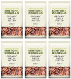 6 x Minton & Donello Organic Dates Pitted - 250g
