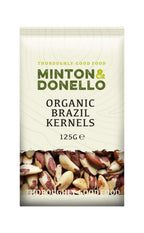 6 x Minton & Donello Organic Brazil Kernels - 125g