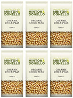 6 x Minton & Donello Organic Chickpeas - 500g