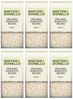 6 x Minton & Donello Organic Haricots Beans - 500g