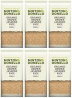 6 x Minton & Donello Organic Brown Basmati Rice - 500g