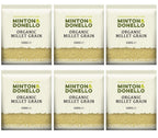 6 x Minton & Donello Organic Millet Grain Hulled - 500g