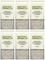 6 x Minton & Donello Organic Buckwheat Flakes - 500g