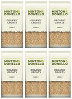 6 x Minton & Donello Organic Groats - 500g