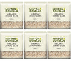 6 x Minton & Donello Organic Jumbo Oats - 500g