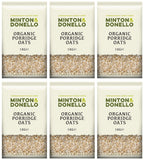 6 x Minton & Donello Organic Porridge Oats - 1000g
