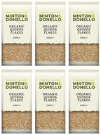 6 x Minton & Donello Organic Quinoa Flakes - 500g