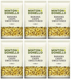 6 x Minton & Donello Banana Chips Sweetened - 110g