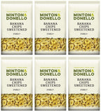 6 x Minton & Donello Banana Chips Sweetened - 250g