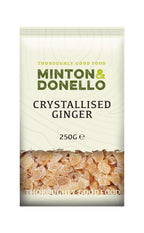 6 x Minton & Donello Crystalized Ginger Diced - 250g