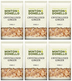 6 x Minton & Donello Crystalized Ginger Diced - 250g