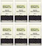 6 x Minton & Donello Dried Blueberries - 100g