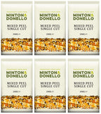 6 x Minton & Donello Mixed Peel Single Cut - 200g