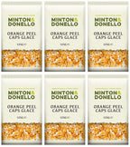 6 x Minton & Donello Orange Peel Caps Glace - 125g