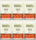 6 x Minton & Donello Papaya Diced - 250g