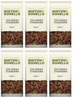 6 x Minton & Donello Sultanas Standard - 500g