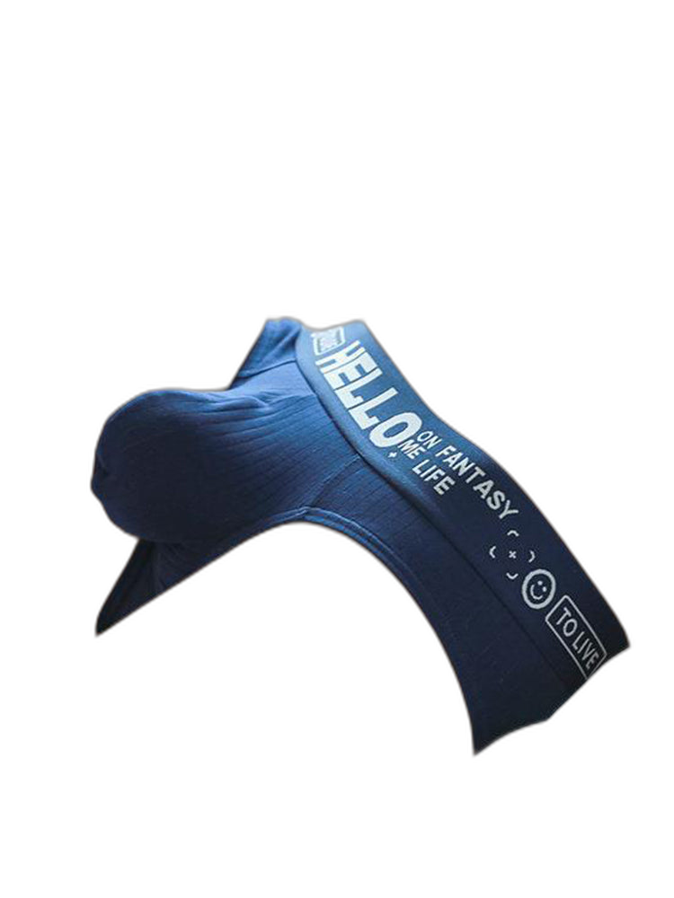 Men's Cotton Ribbed Breathable Briefs with 3D Pouch