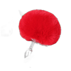 Lola - Bunny Tail Butt Plug - Metal Butt Plug - Anal Sex Toy