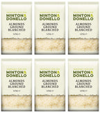 6 x Minton & Donello Almonds Ground Blanched - 125g