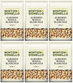 6 x Minton & Donello Almonds Whole Blanched - 125g