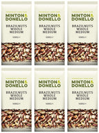 6 x Minton & Donello Brazilnuts Whole Medium - 500g