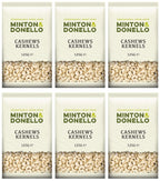 6 x Minton & Donello Cashews Kernels - 125g