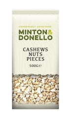 6 x Minton & Donello Cashews Nuts Pieces - 500g