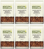 6 x Minton & Donello Hazelnuts Whole Kernels - 125g