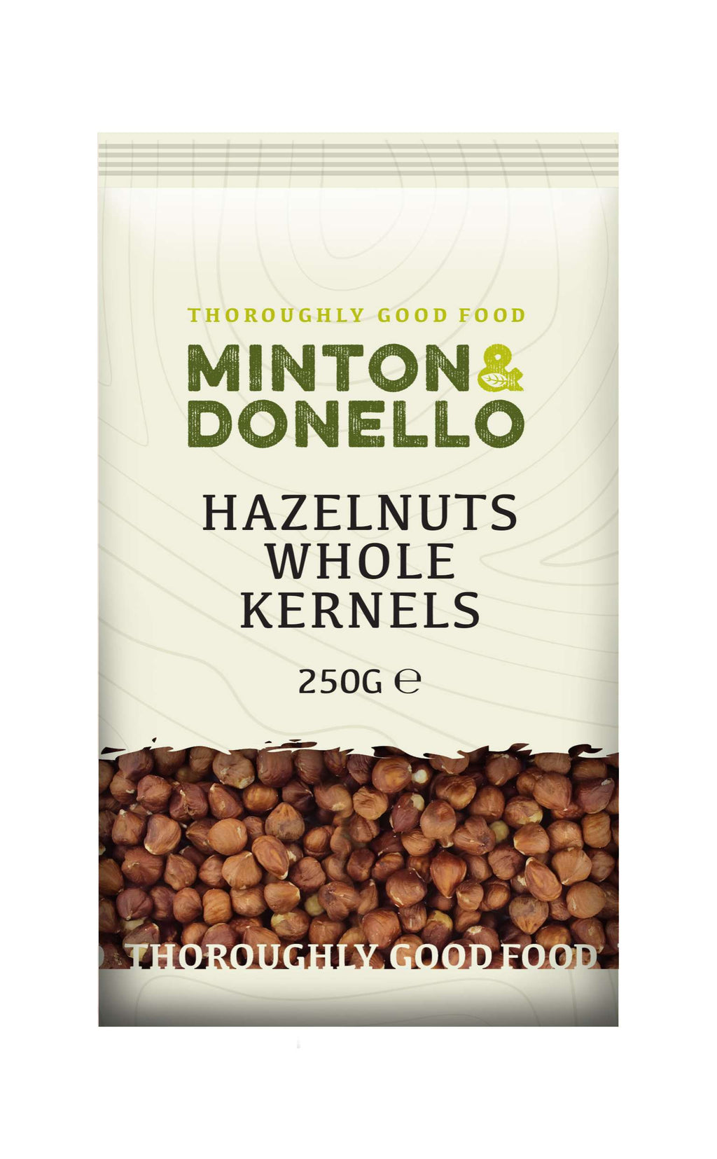 6 x Minton & Donello Hazelnuts Whole Kernels - 250g