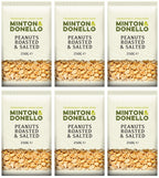 6 x Minton & Donello Peanuts Roasted & Salted - 250g