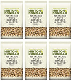 6 x Minton & Donello Pistachio Nuts Roasted & Salted - 125g