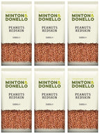 6 x Minton & Donello Redskin Peanuts - 500g
