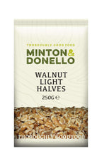 6 x Minton & Donello Walnut Light Halves - 250g