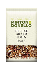 6 x Minton & Donello Deluxe Mixed Nuts - 250g