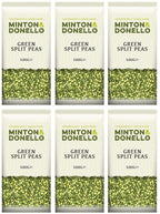 6 x Minton & Donello Green Split Peas - 500g