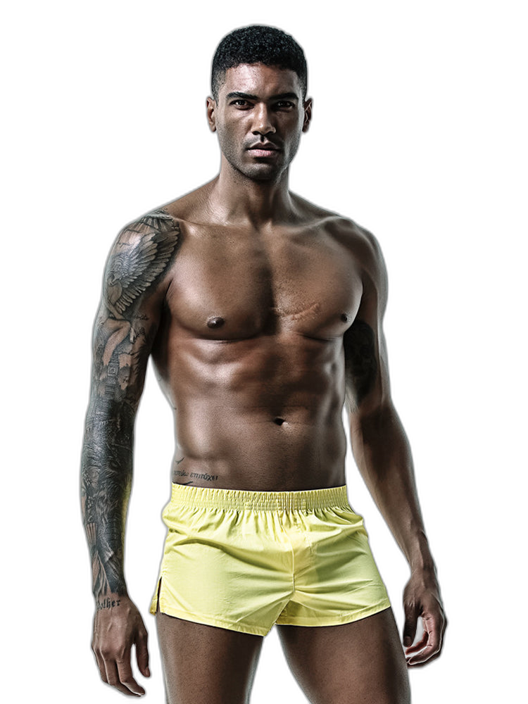 Men's Breathable Cotton Built-in Pouch Boxers