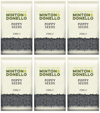6 x Minton & Donello Poppy Seed - 250g