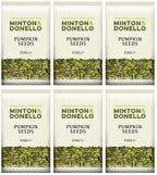 6 x Minton & Donello Pumpkin Seeds - 250g