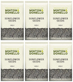 6 x Minton & Donello Sunflower Seed - 1000g